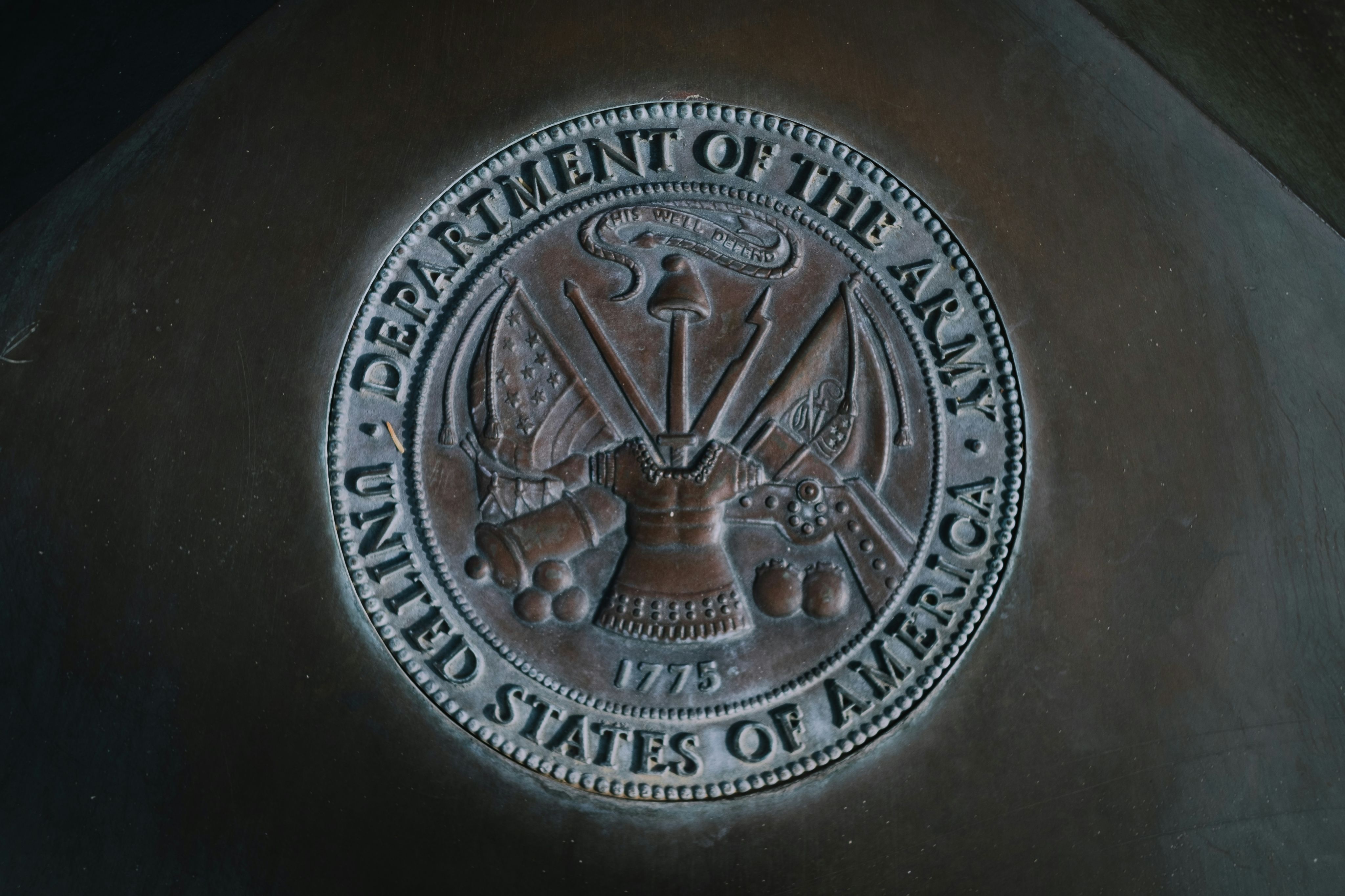 US Department of the Army crest.