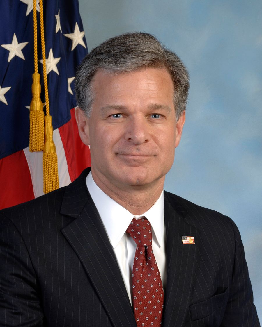 Christopher Way, Director of the FBI - official portrait